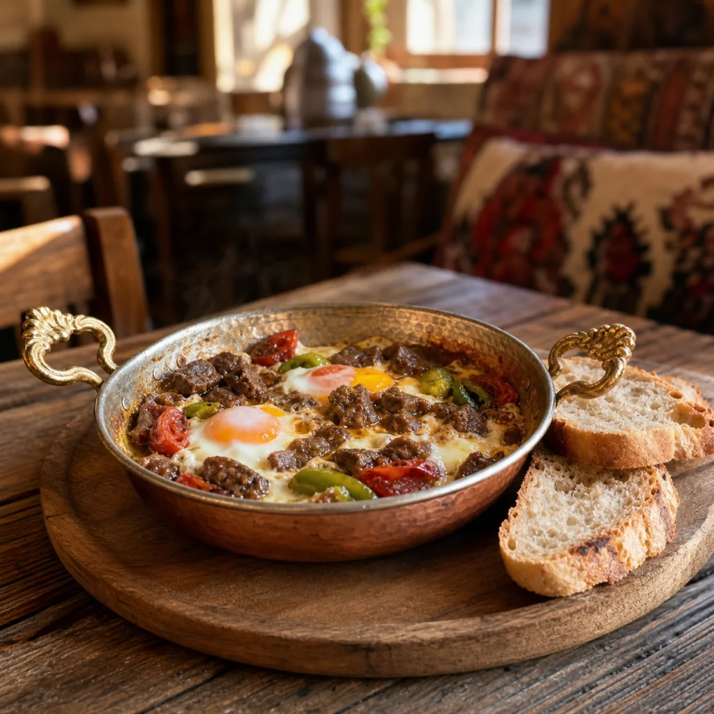 Kavurmalı Yumurta