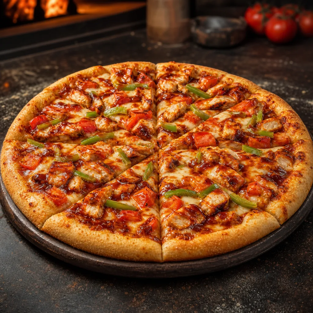 Barbekü Tavuklu Pizza