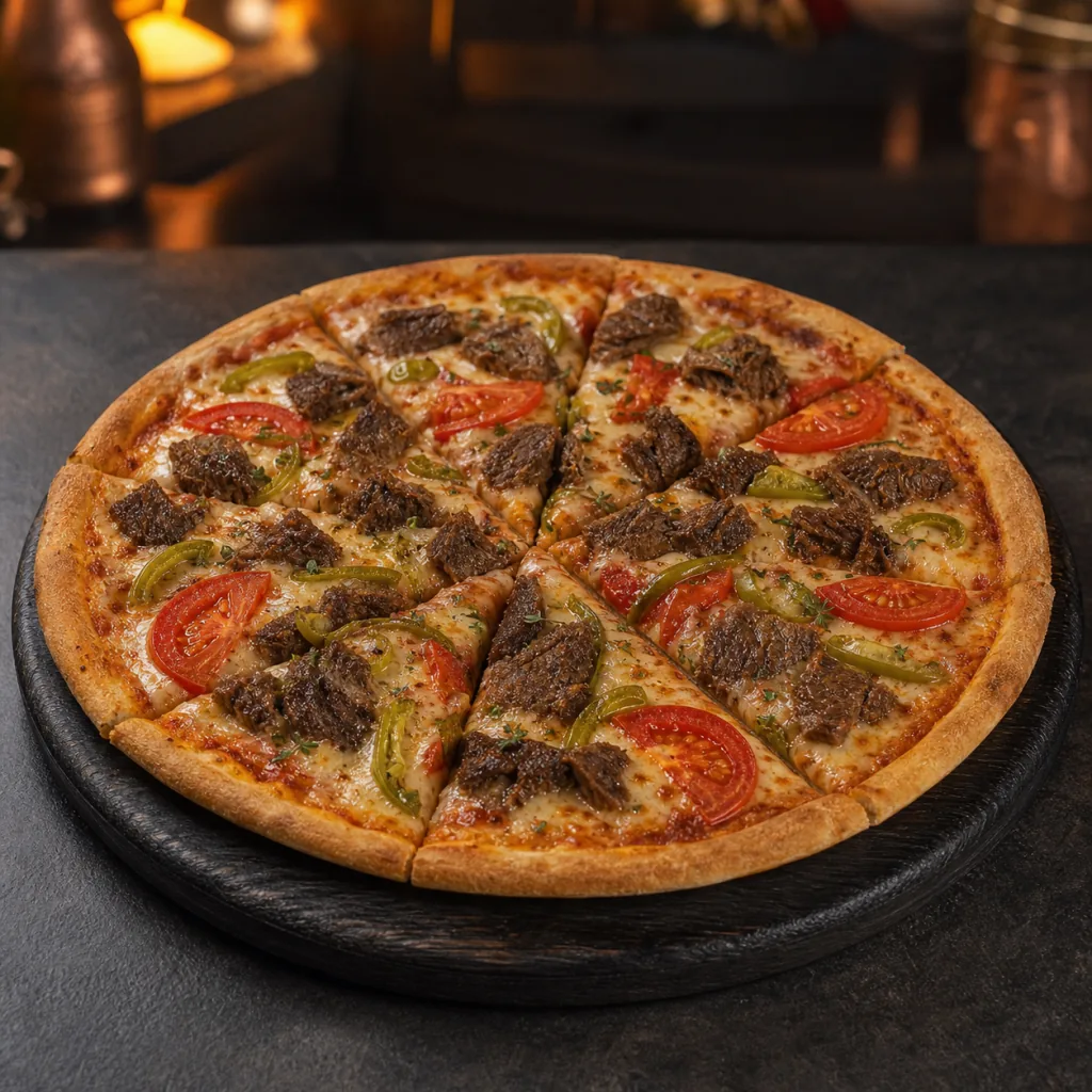 Kavurmalı Pizza