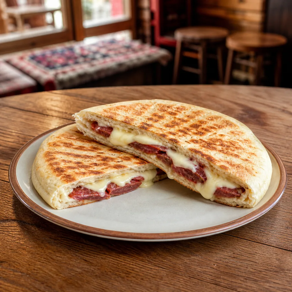 Bazlama Tost ( sucuk kaşar ) (sadece kaşarlı ) ( sadece sucuklu )