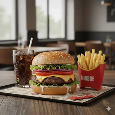 Cheeseburger Tabağı