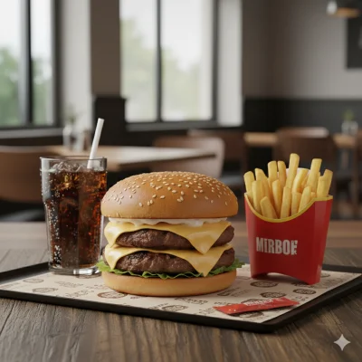 Duble Burger Tabağı