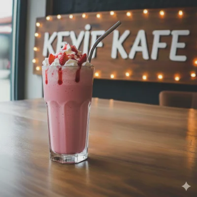 Çilekli Frappe